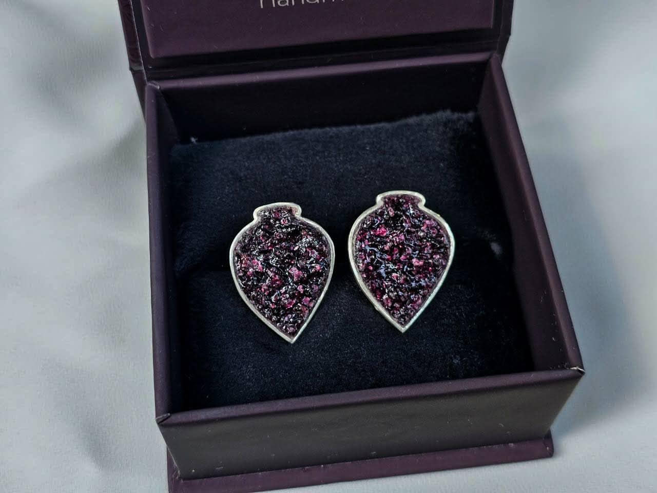 The author's cufflinks "Kvevri"